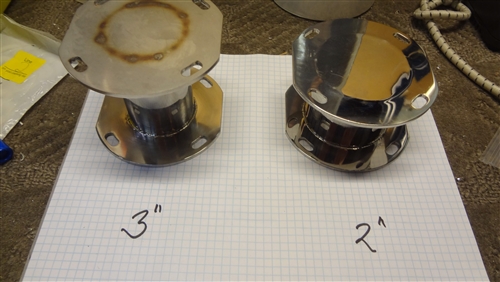 Upper Clamshell Mount Spacer for Rotating Davit 2"